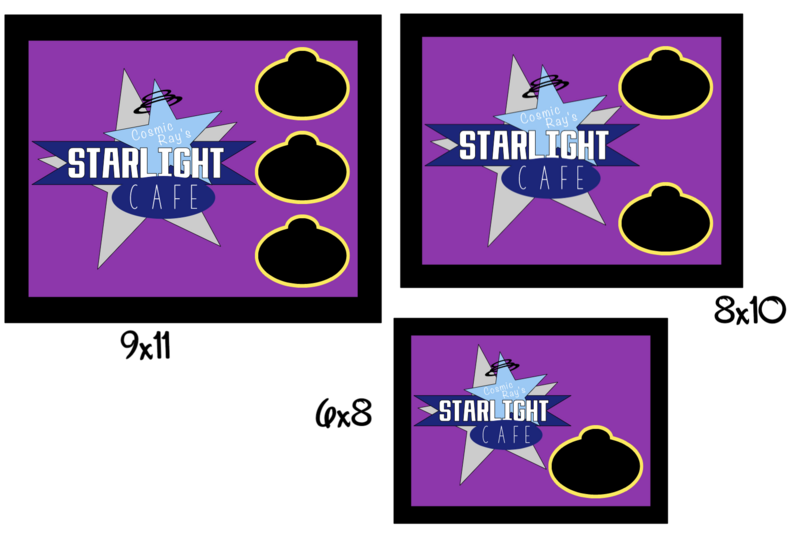 Cosmic Rays Name Badge Display
