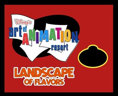 Art of Animation/ Landscape of Flavors Nametag Display
