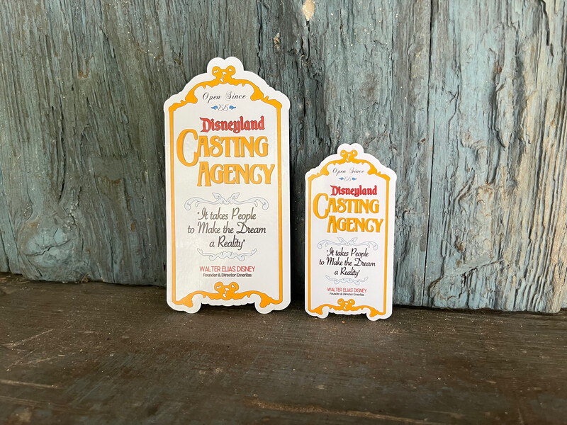 Disneyland Casting Door Decal or Magnet