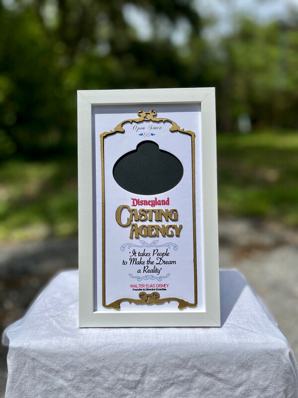 Disneyland Casting Door Nametag Frame