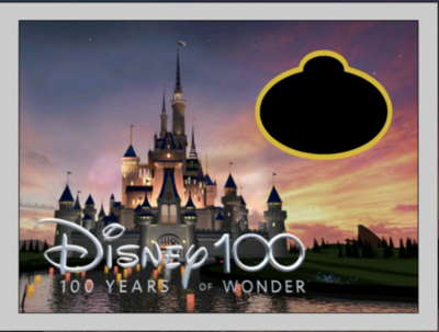 Disney 100 Nametag Display