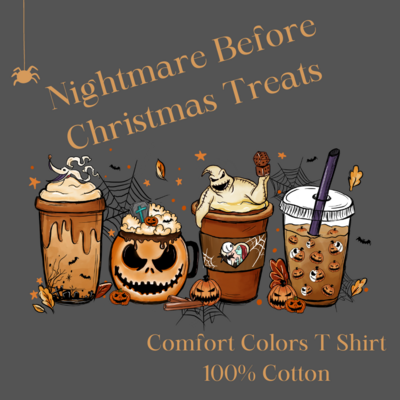 Nightmare Before Christmas Treats T Shirt