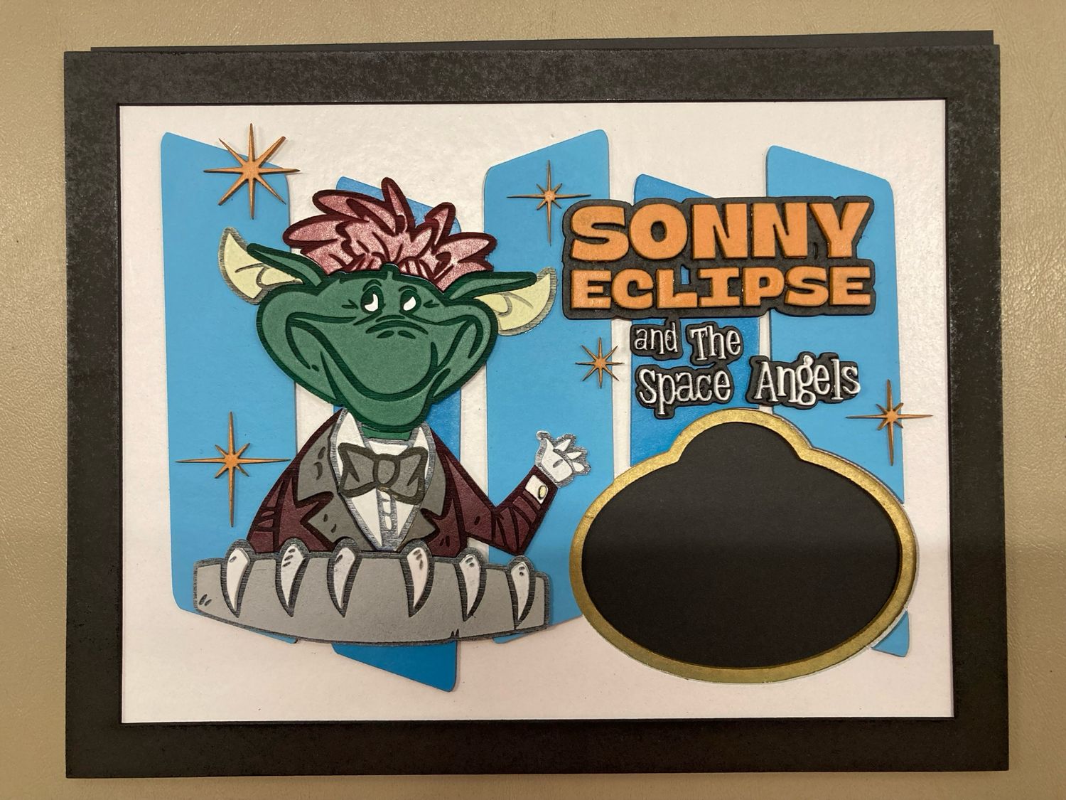 Sonny Eclipse Cosmic Rays Name Tag Display Frame