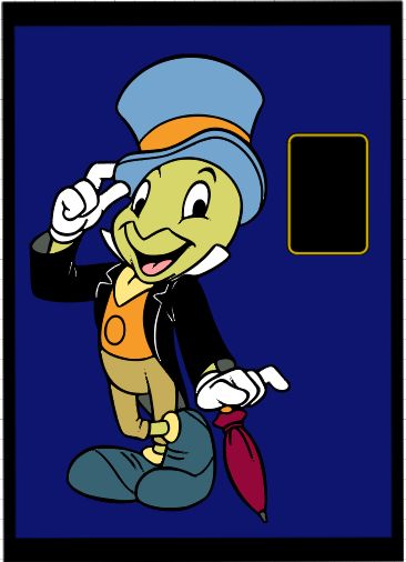 Jiminy Cricket Trainer Pin Display Frame