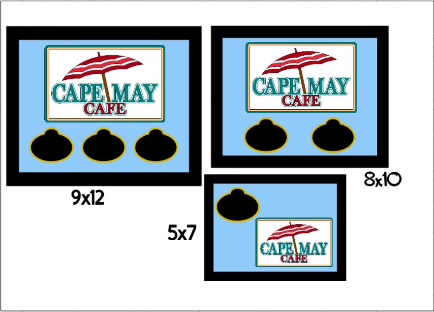 Cape May Cafe Name Badge Display
