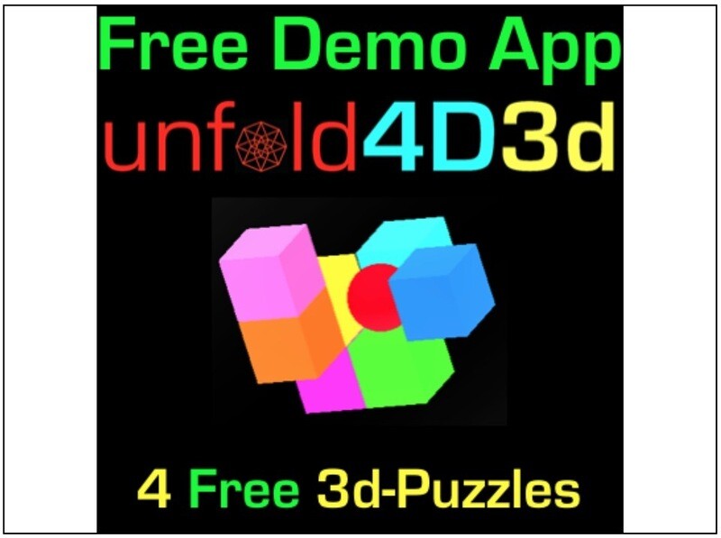 unfold4D3d FREE DEMO App for Windows computers/tablets