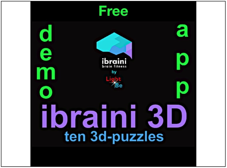 ibraini 3D FREE DEMO App for Apple computers  (INTEL & M1 only)