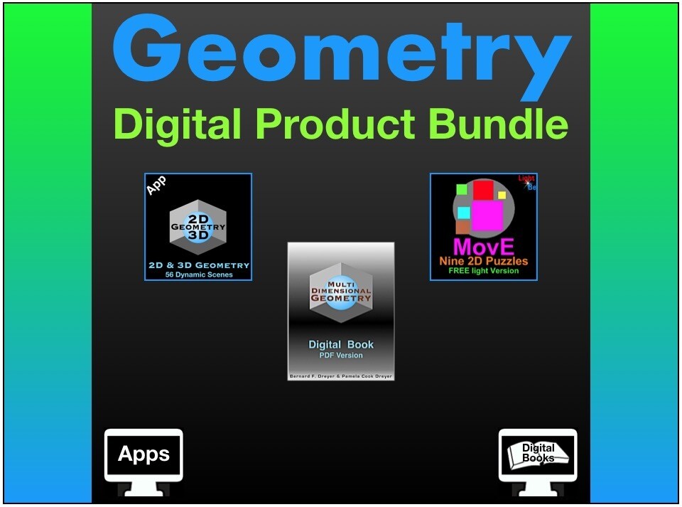 "Geometry" Discount Bundle (2 Apps, 1 Digital Book) for APPLE Computers (INTEL & M1 only)