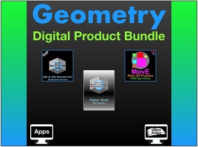 "Geometry" Discount Bundle (2 Apps, 1 Digital Book) for WINDOWS Computers