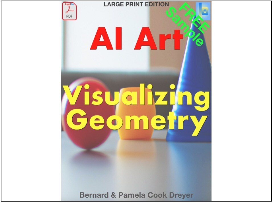 AI Art - Visualizing Geometry FREE SAMPLE: Digital Booklet - 9 Pages - 4 Illustrations