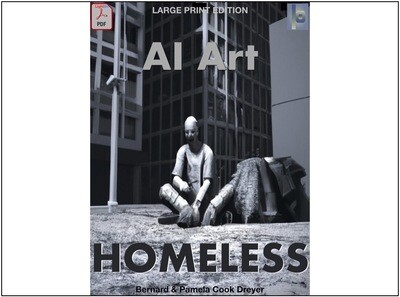 Homelessness: Digital Booklet  70 Pages / 53 AI-Art Illustrations