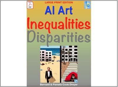 AI Art - Inequalities Disparities: Digital Booklet - 73 Pages - 57 Illustrations