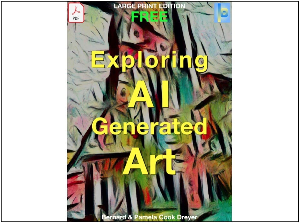 AI Art - Exploring AI Generated Art: Digital Booklet - 47 Pages - 39 Illustrations
