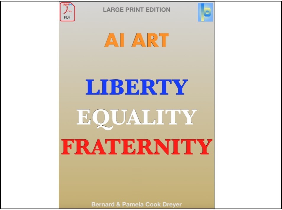 Liberty - Equality - Fraternity: AI ART - Digital Booklet - 53 Pages - 37 Illustrations