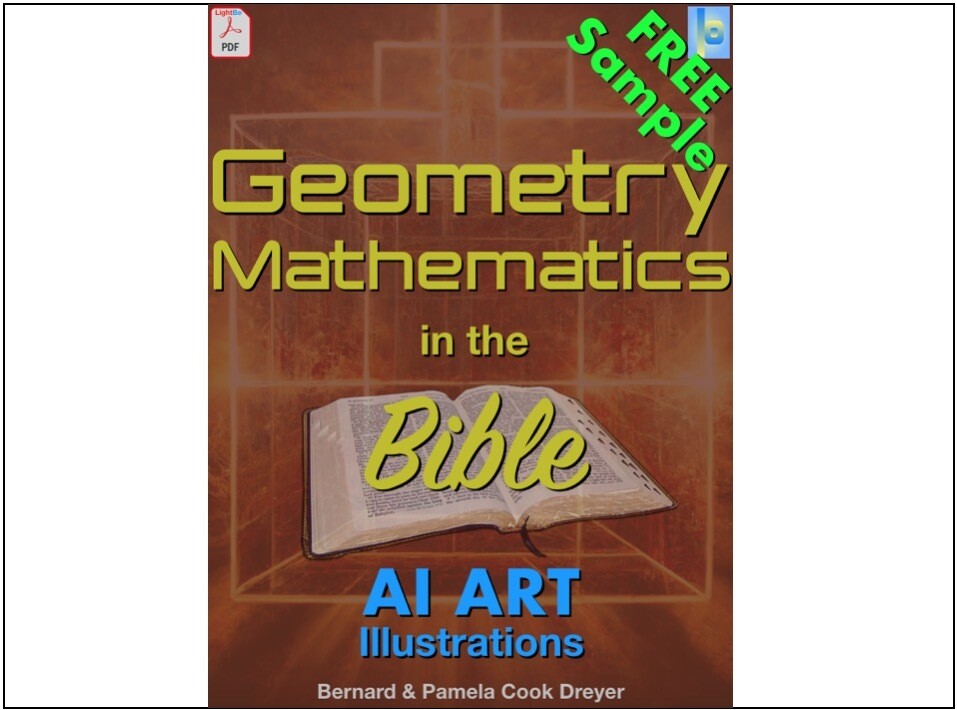 Geometry Mathematics in the Bible - AI ART: FREE SAMPLE Digital Booklet - 11 Pages - 7 Illustrations