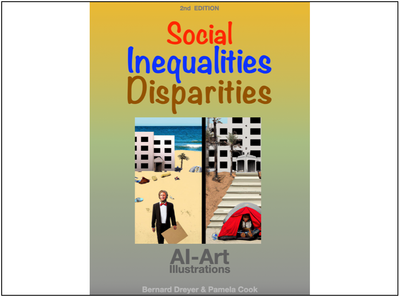 Social Inequalities Disparities: Digital Booklet - 77 Pages - 59 AI-Art Illustrations