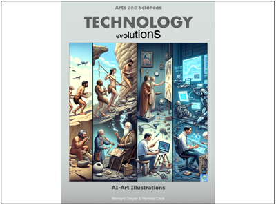 TECHNOLOGY evolutions: Digital Booklet 143 Pages / 133  AI-Art Illustrations