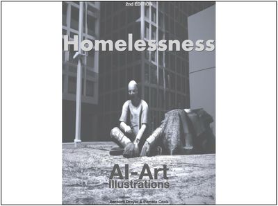 Homelessness: Digital Booklet  70 Pages / 53 AI-Art Illustrations