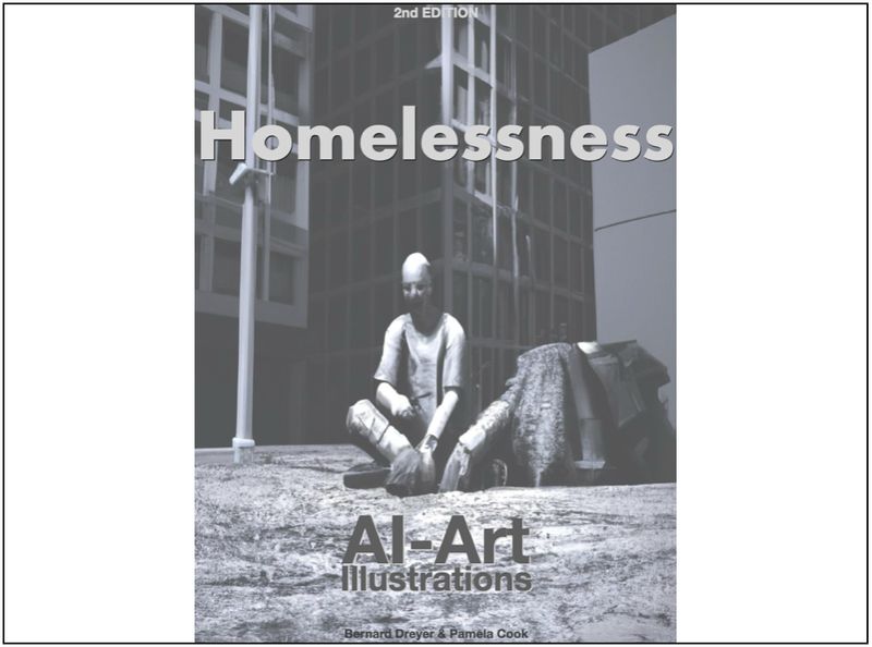 Homelessness: Digital Booklet  70 Pages / 53 AI-Art Illustrations