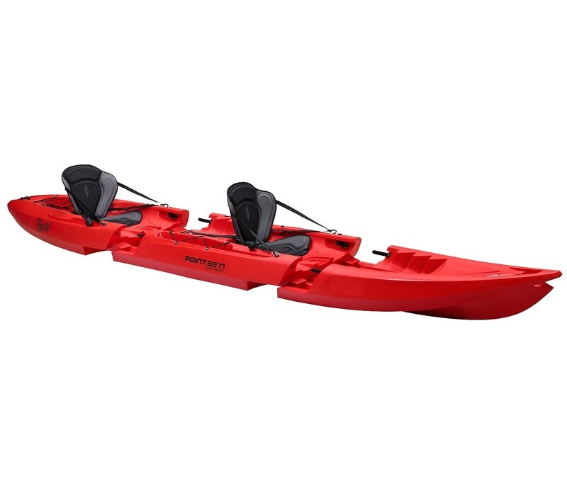 Tequila! GTX Tandem Modular Sit On Top Kayak Point 65N, Color: Red