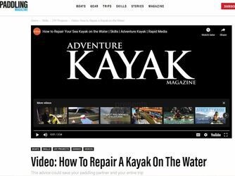 On-the-Water Kayak Repair!