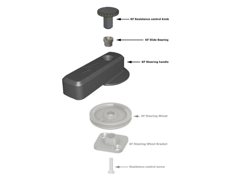 KingFisher Rudder handle - Top parts