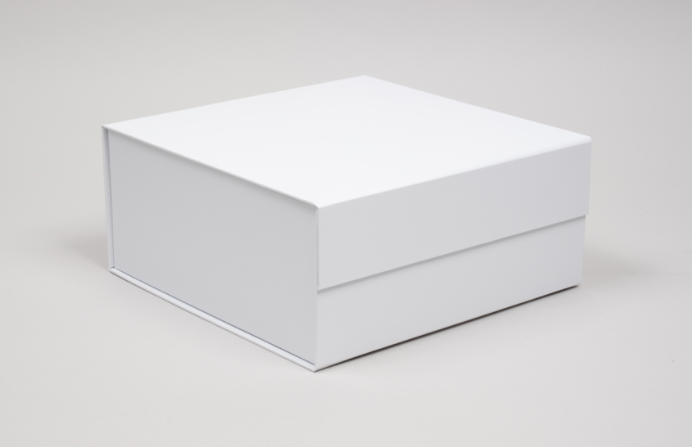 Magnetic Front Closure Gift Box - Matte White