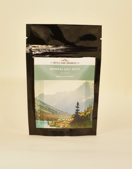 Kettle Care Organics Mineral Salt Bath - Soothing Under the Weather