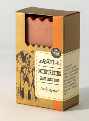 Windrift Hill Moisturizing Goat Milk Soap - Lively Apricot Soap