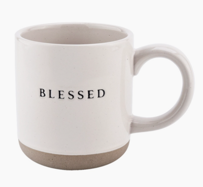 Mug - Blessed Stoneware Coffee Mug