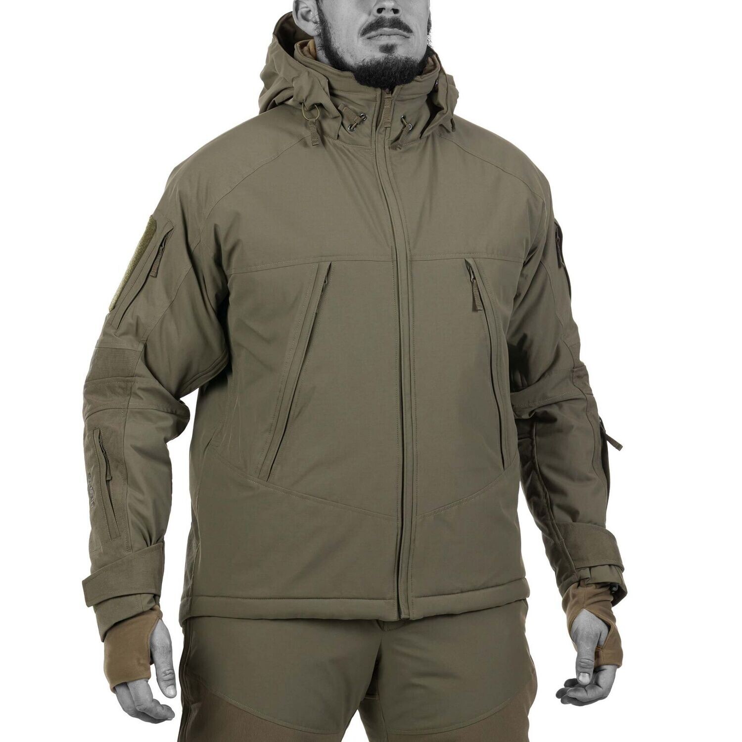 UF PRO DELTA OL 4.0 JACKET, Color: Brown Grey, Size: M