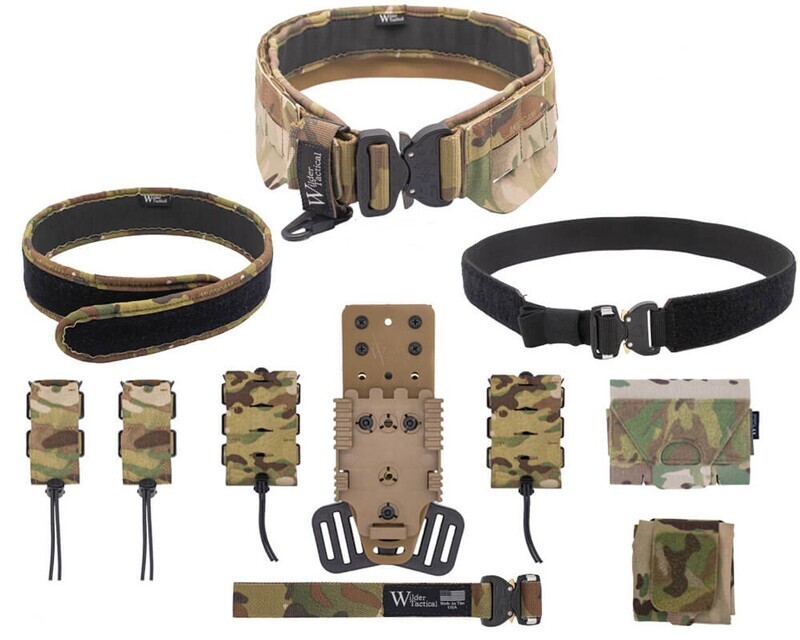 Wilder Tactical Minimalist MOLLE Elite Package w/1.75&quot; Cobra Buckle
