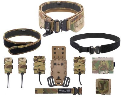Wilder Tactical Minimalist MOLLE Elite Package w/1.75&quot; Cobra Buckle
