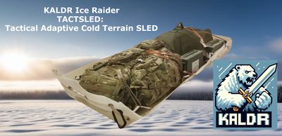 military snow sled Kaldr tactsled ice raider