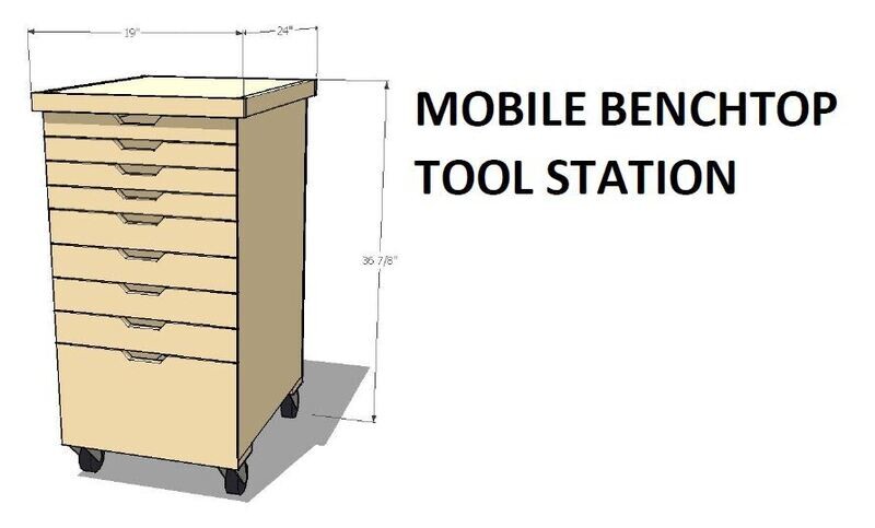 MOBILE BENCHTOP TOOL STATION