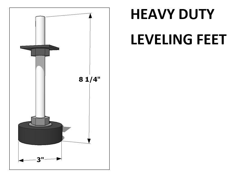 HEAVY DUTY LEVELING FEET
