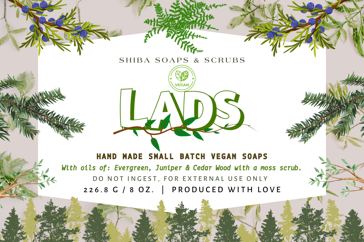 LADS Vegan Soap