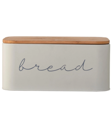 Metal Bread Box w/lid