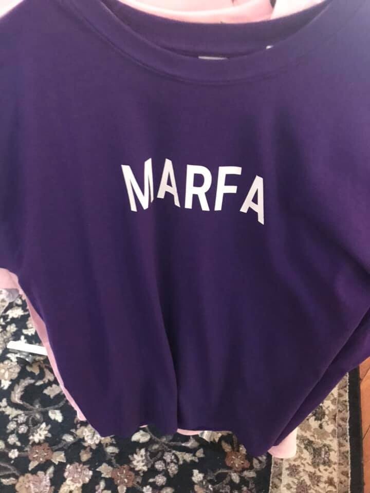 Marfa T-Shirt Purple/White