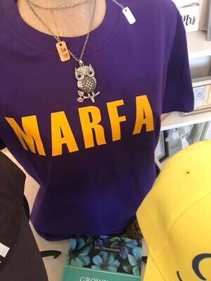 Marfa T-Shirt Purple/Gold