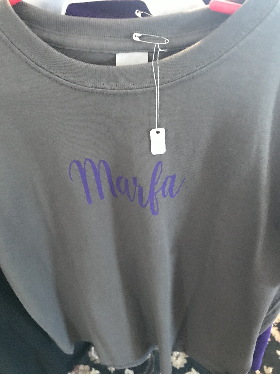 Marfa T-Shirt (Youth) Gray/Purple