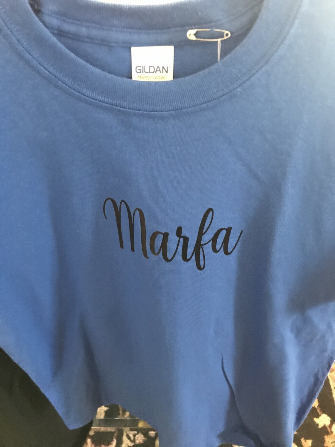 Marfa T-Shirt (Youth) - Light Blue/Navy Blue