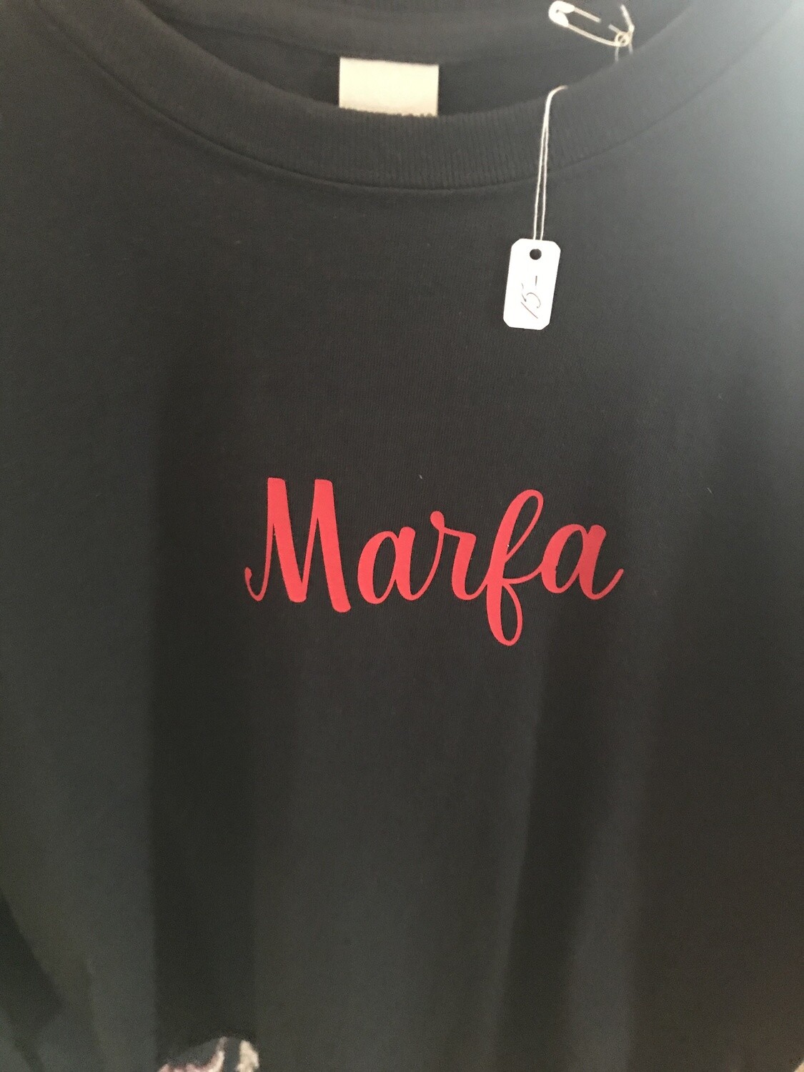 Marfa T-Shirt (Youth) Black/Red