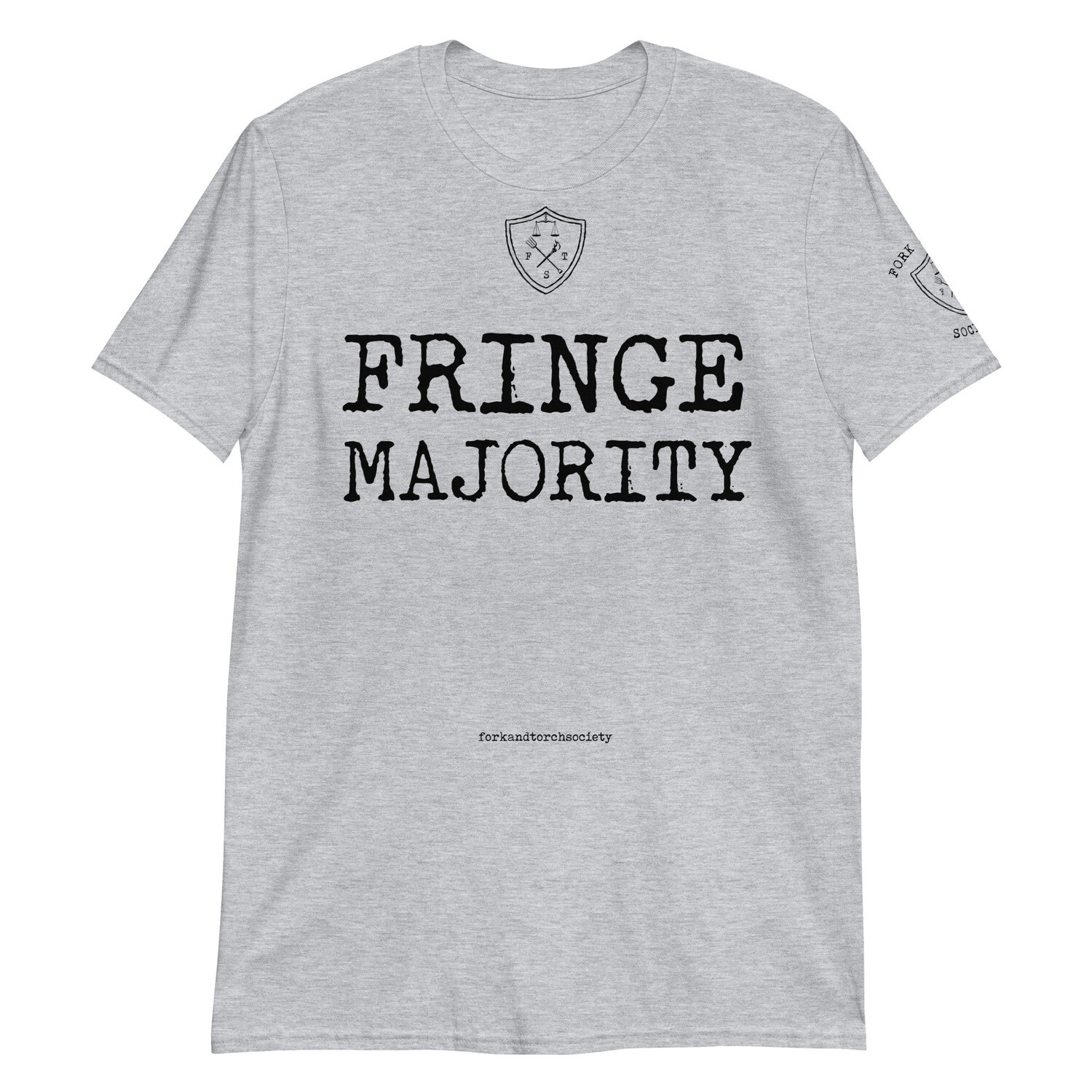 Fringe Majority w/ sleeve print black ink