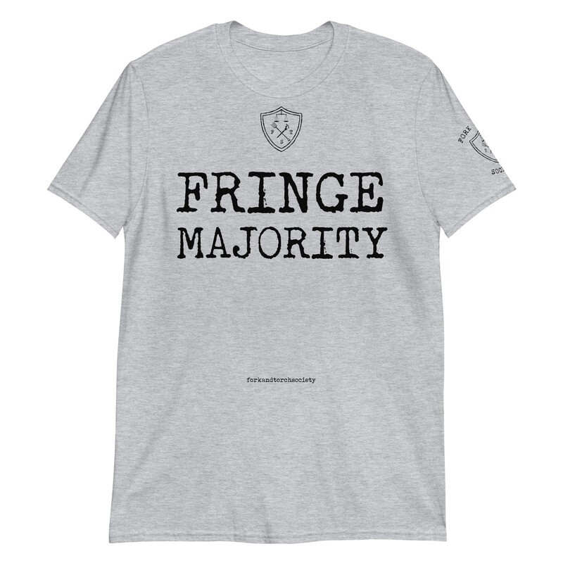 Fringe Majority w/ sleeve print black ink