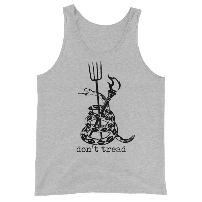 Don&#39;t Tread Tank Top Black Ink