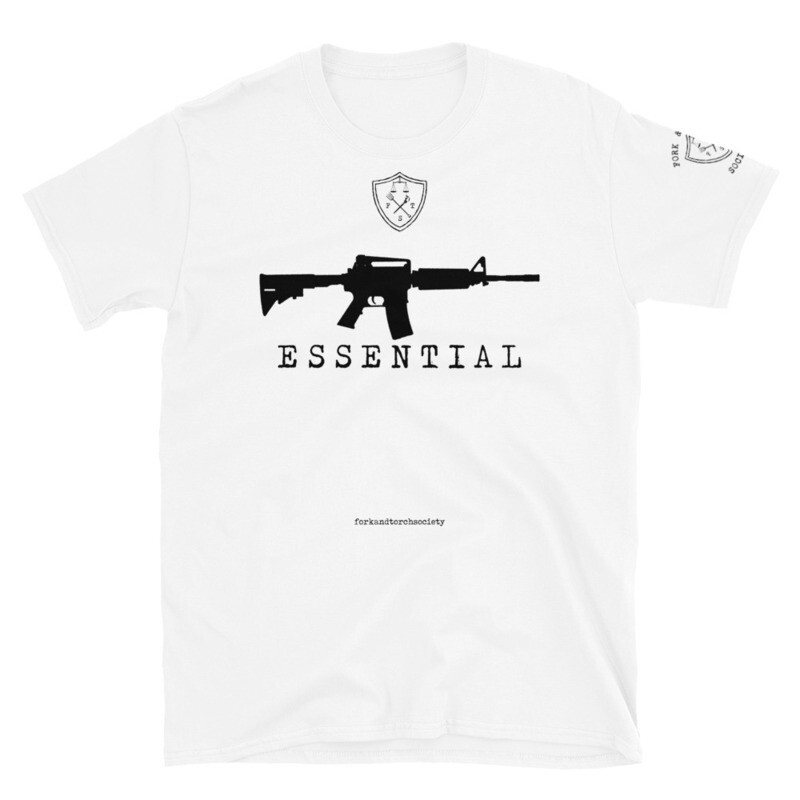 Essential Arms w/ sleeve print black ink
