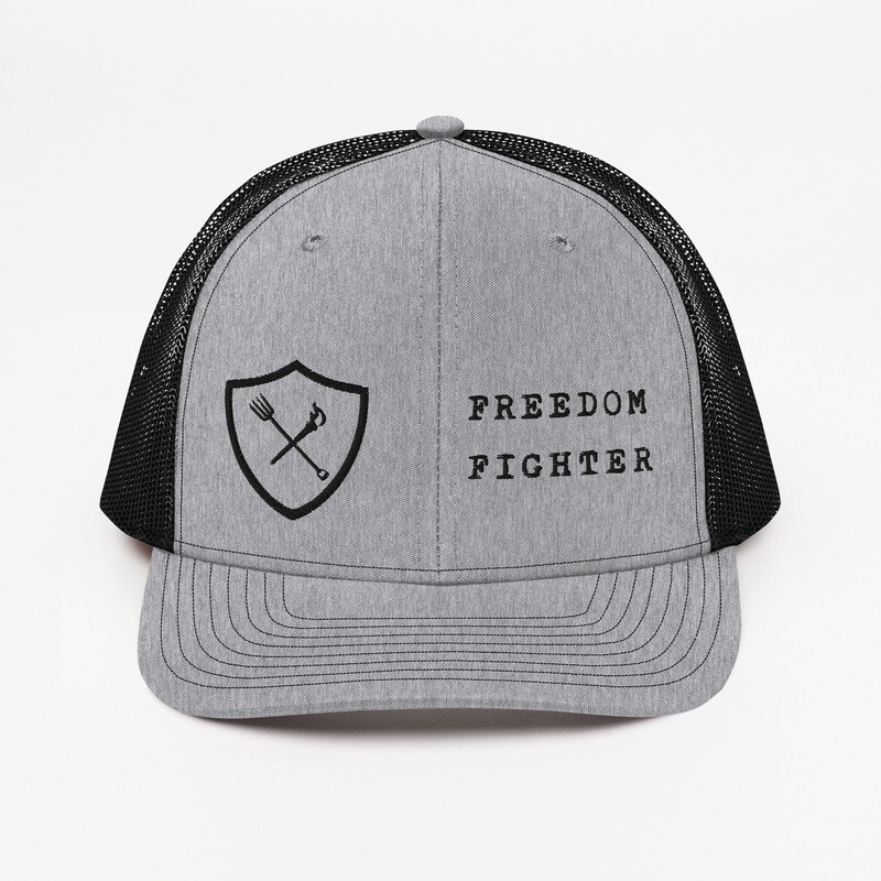 Trucker Meshback Freedom Fighter black thread
