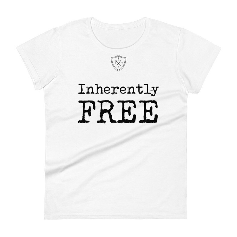 Inherently Free Women&#39;s short sleeve Dark Ink