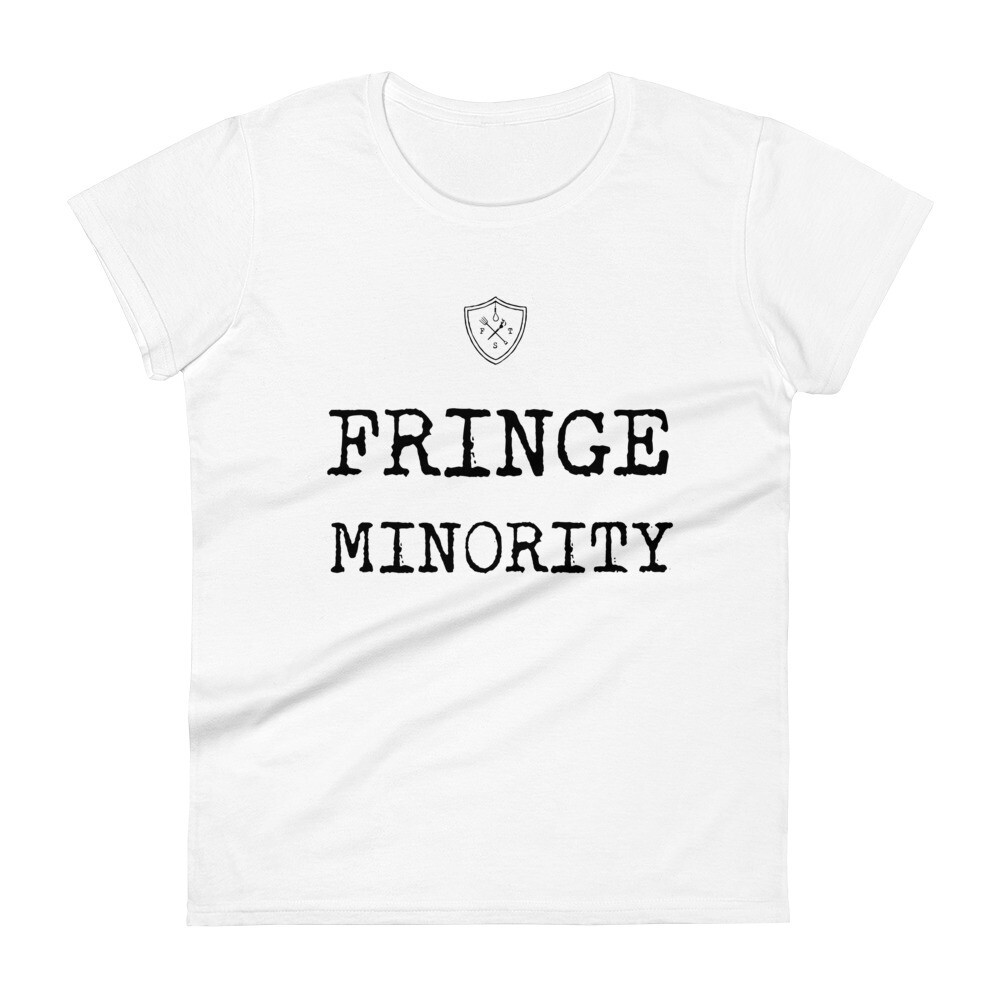 Fringe Minority Women&#39;s short sleeve Dark Ink